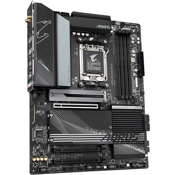 GIGABYTE Alaplap AM5 X670 AORUS ELITE AX AMD X670, ATX