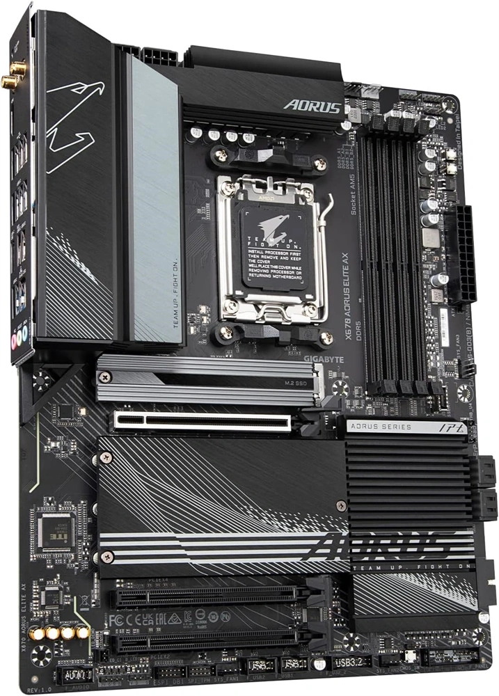 GIGABYTE Alaplap AM5 X670 AORUS ELITE AX AMD X670, ATX