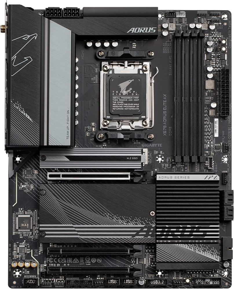 GIGABYTE Alaplap AM5 X670 AORUS ELITE AX AMD X670, ATX
