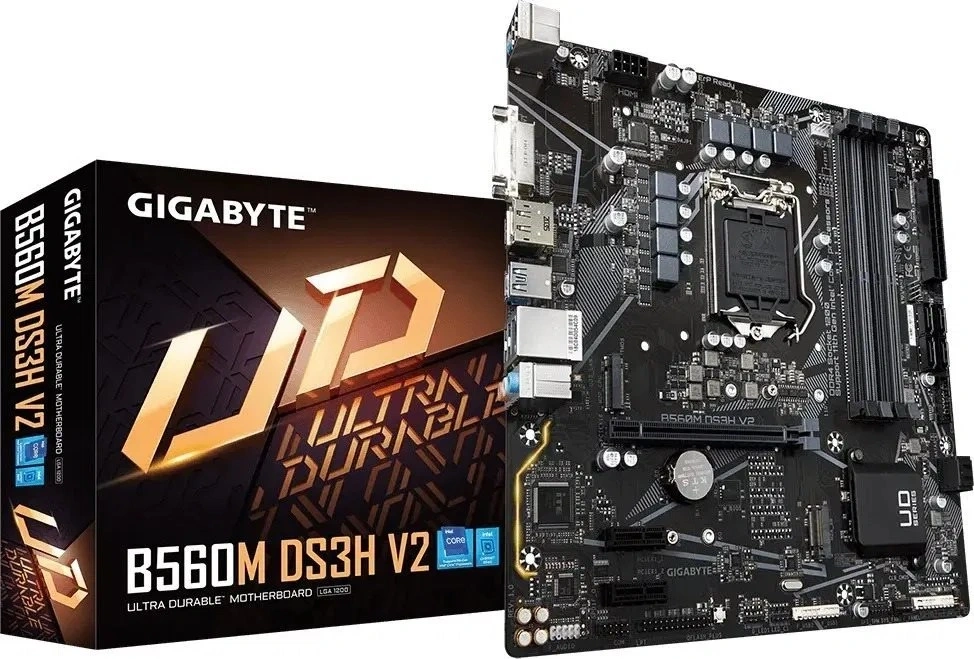 GIGABYTE Alaplap S1200 B560M DS3H V2 INTEL B560, mATX