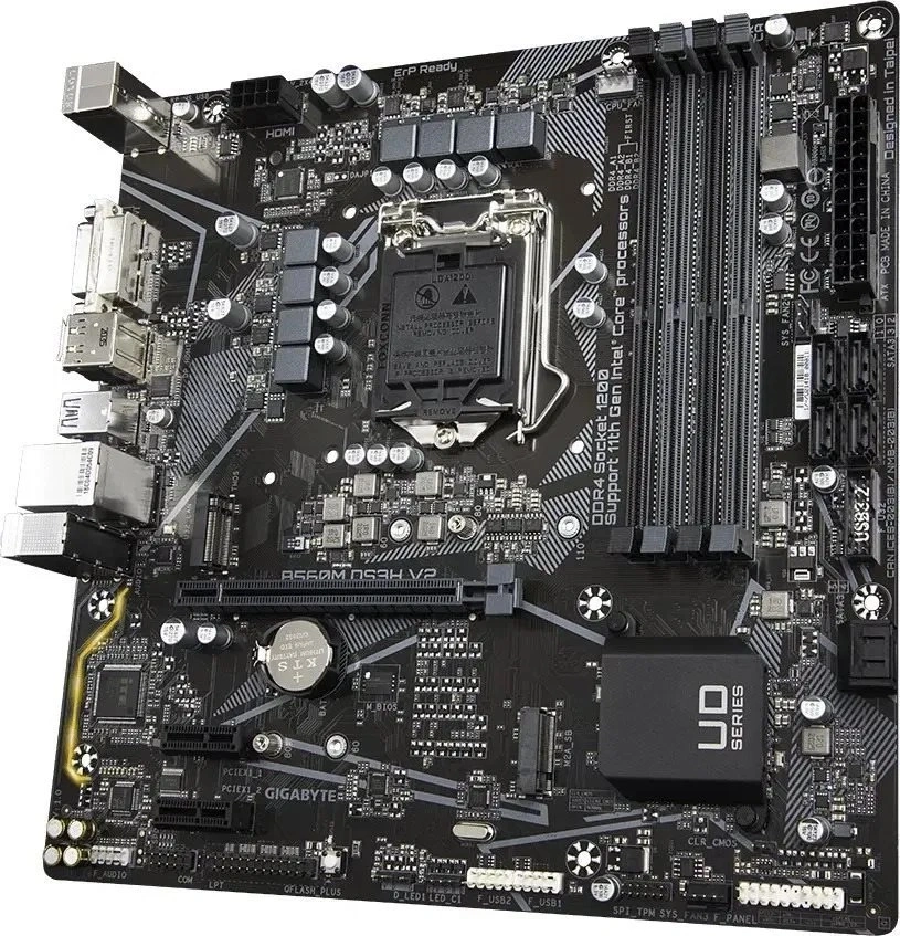 GIGABYTE Alaplap S1200 B560M DS3H V2 INTEL B560, mATX