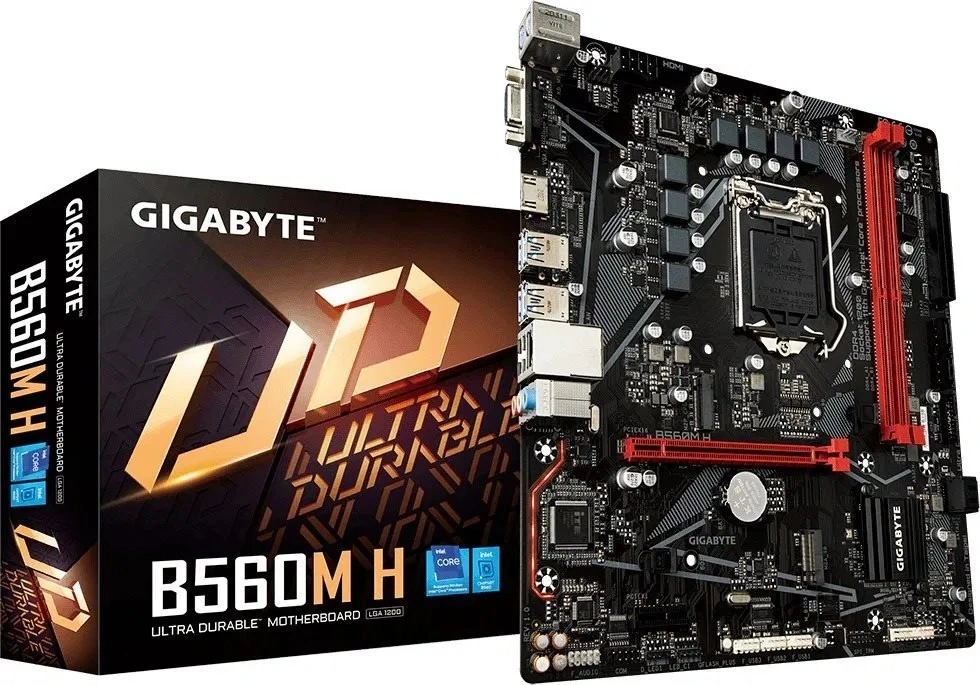GIGABYTE Alaplap S1200 B560M H INTEL B560, mATX