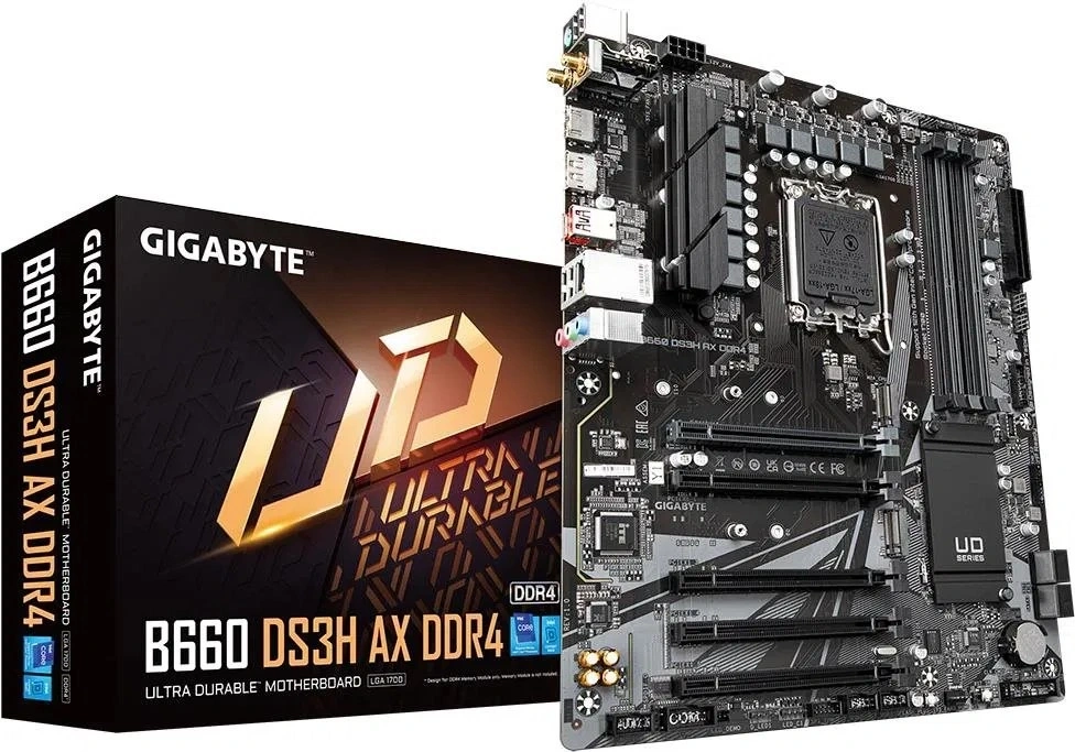 GIGABYTE Alaplap S1700 B660 DS3H AX DDR4 INTEL B660, ATX