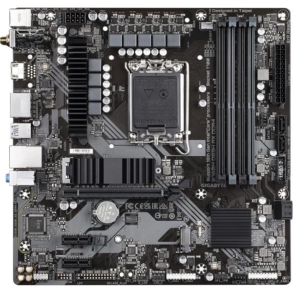 GIGABYTE Alaplap S1700 B760M DS3H AX INTEL B760, mATX