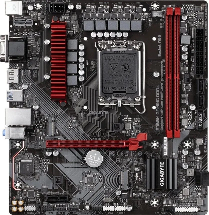 GIGABYTE Alaplap S1700 B760M GAMING DDR4 INTEL B760, mATX