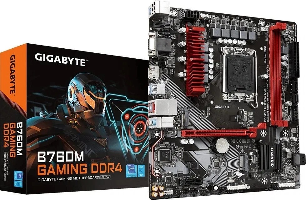 GIGABYTE Alaplap S1700 B760M GAMING DDR4 INTEL B760, mATX