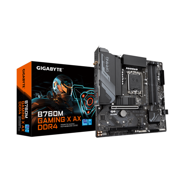 GIGABYTE Alaplap S1700 B760M GAMING X AX DDR4 INTEL B760, mATX
