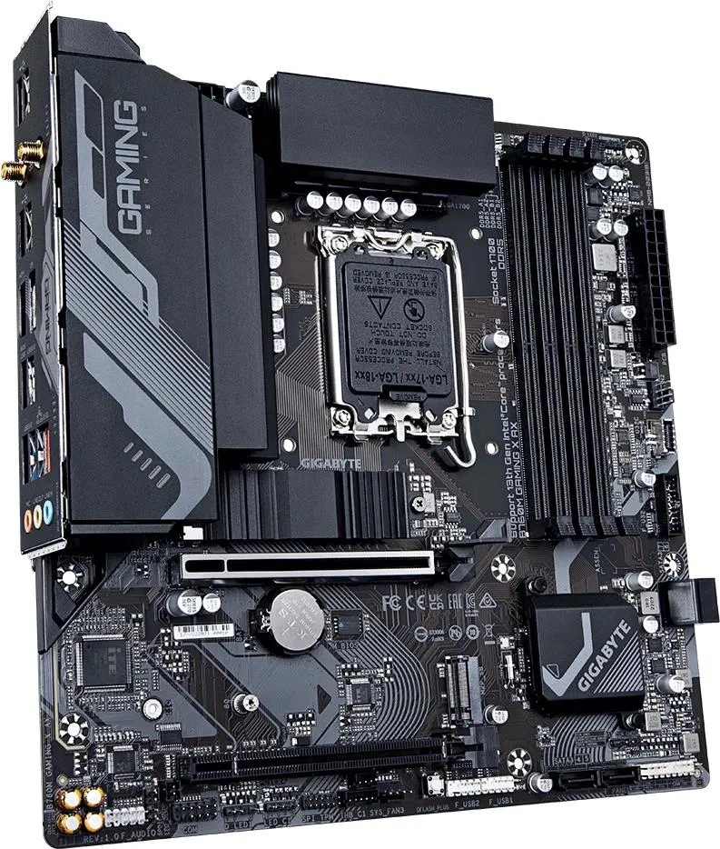 GIGABYTE Alaplap S1700 B760M GAMING X AX INTEL B760, mATX