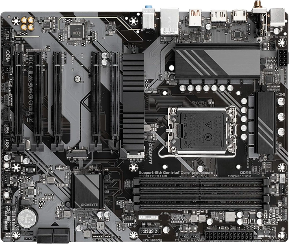 GIGABYTE Alaplap S1700 B760 DS3H AX INTEL B760, ATX