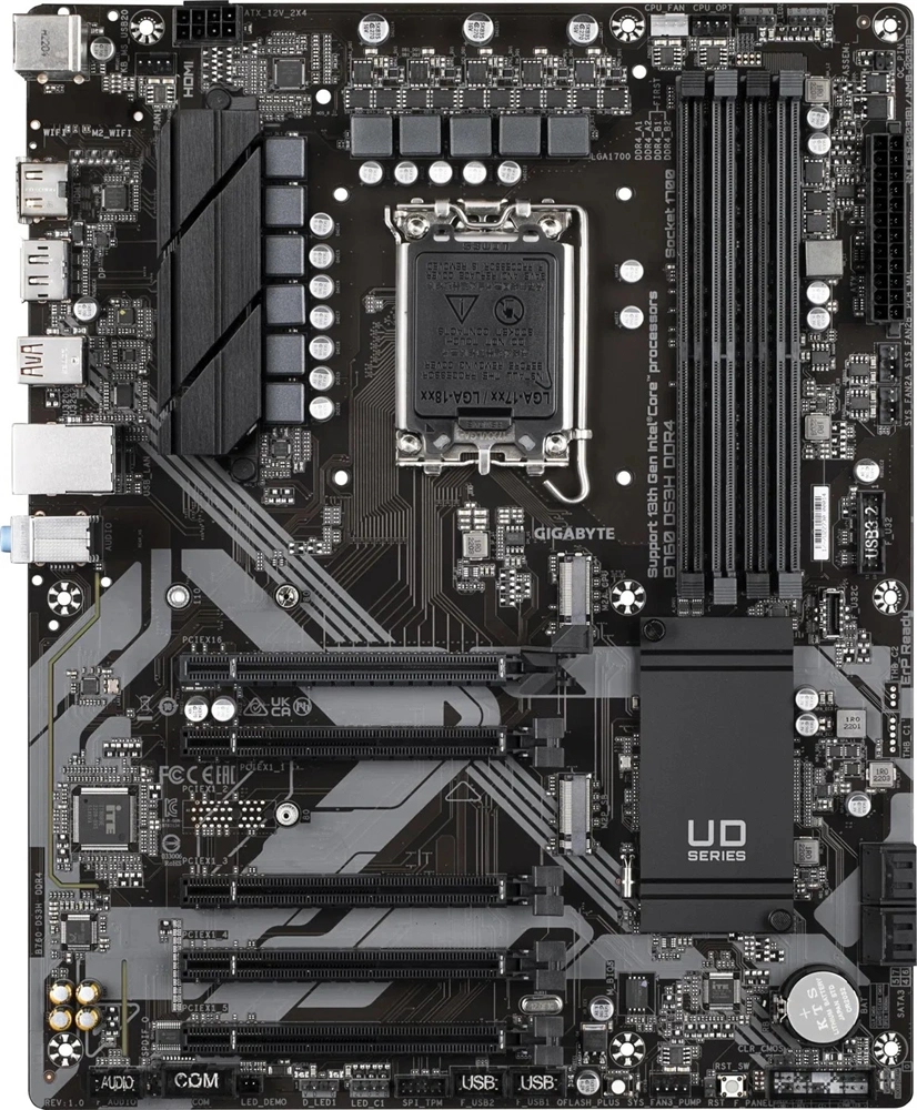 GIGABYTE Alaplap S1700 B760 DS3H DDR4 INTEL B760, ATX