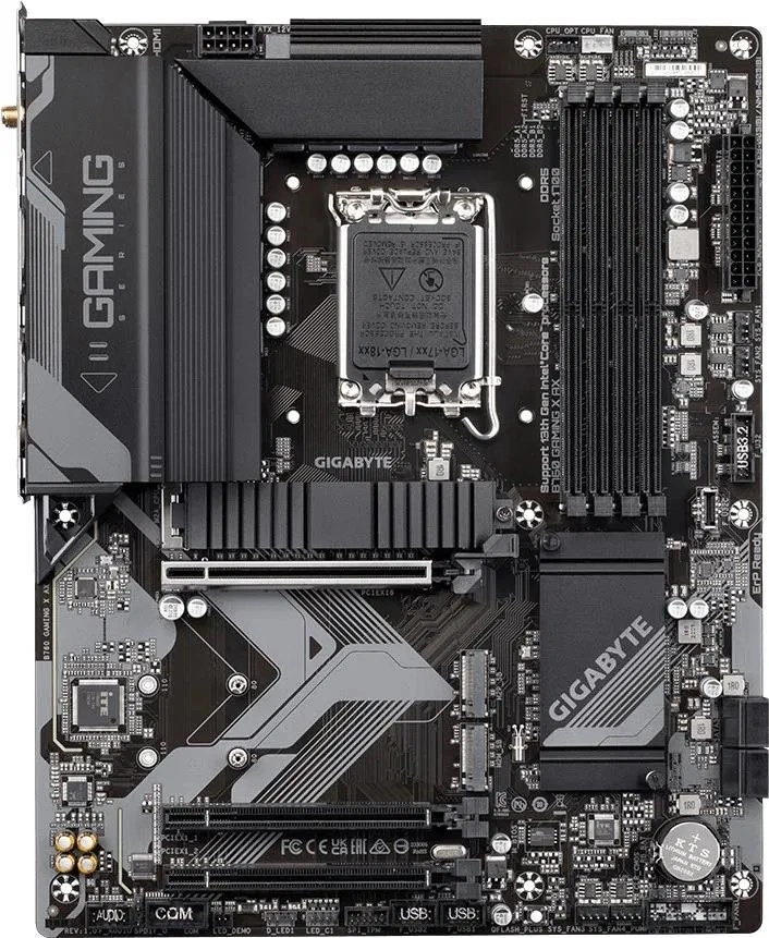 GIGABYTE Alaplap S1700 B760 GAMING X AX INTEL B760, ATX