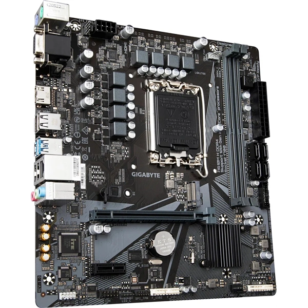 GIGABYTE Alaplap S1700 H610M H INTEL H610, mATX