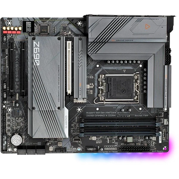 GIGABYTE Alaplap S1700 Z690 GAMING X DDR4 INTEL Z690, ATX