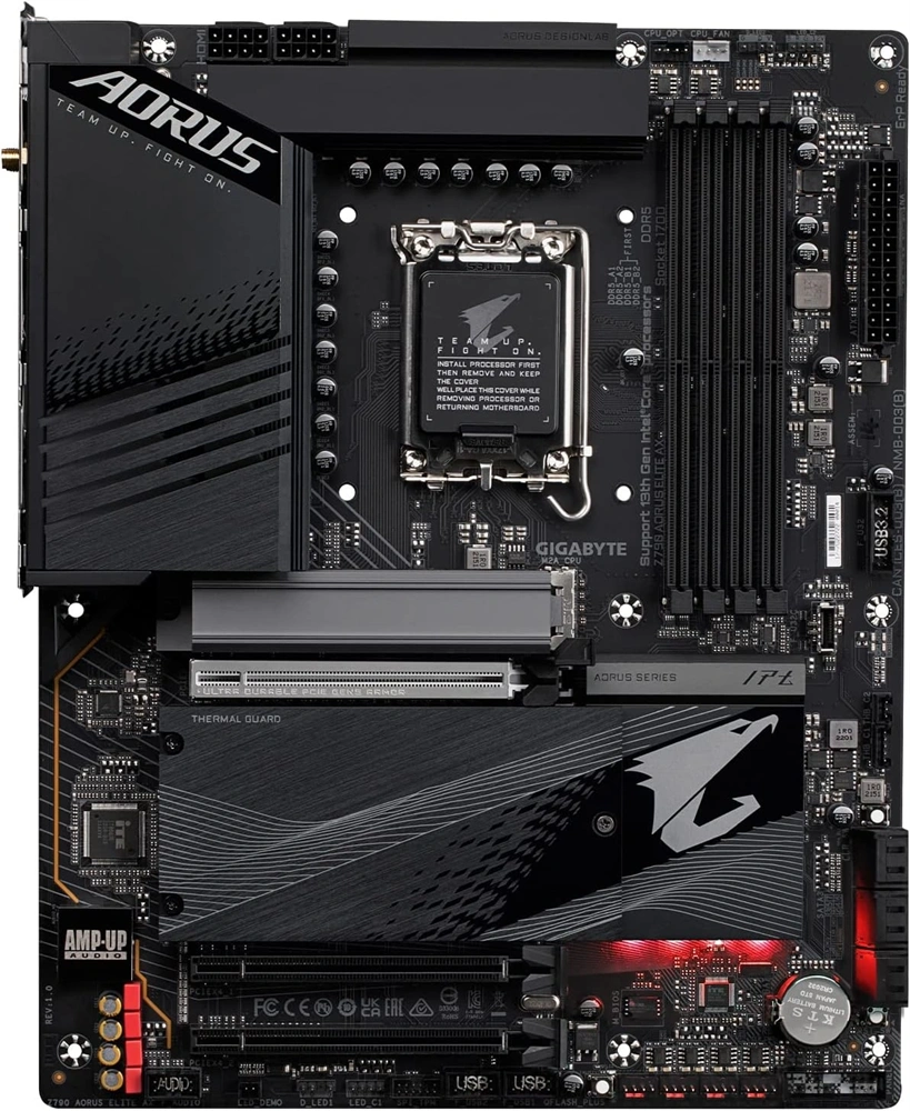 GIGABYTE Alaplap S1700 Z790 AORUS ELITE AX DDR4 INTEL Z790, ATX