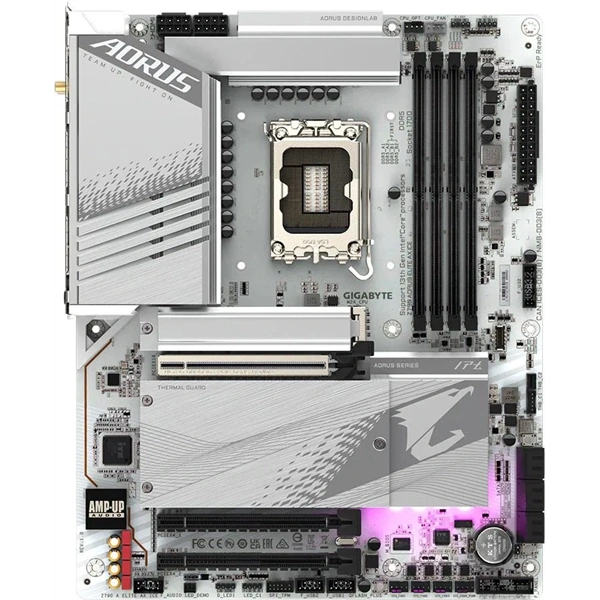 GIGABYTE Alaplap S1700 Z790 AORUS ELITE AX ICE INTEL Z790, ATX