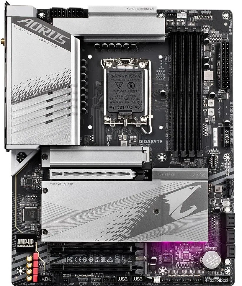 GIGABYTE Alaplap S1700 Z790 AORUS ELITE AX-W INTEL Z790, ATX