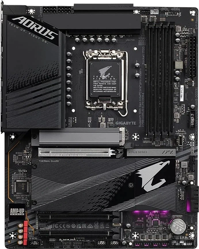 GIGABYTE Alaplap S1700 Z790 AORUS ELITE DDR4 INTEL Z790, ATX