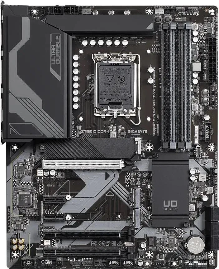 GIGABYTE Alaplap S1700 Z790 D DDR4 INTEL Z790, ATX