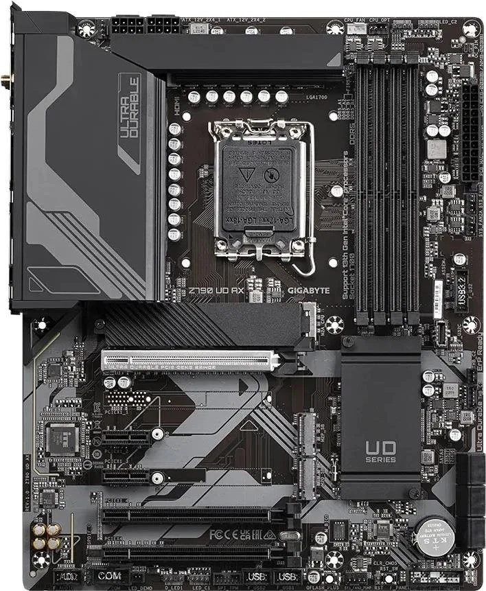 GIGABYTE Alaplap S1700 Z790 UD AX INTEL Z790, ATX