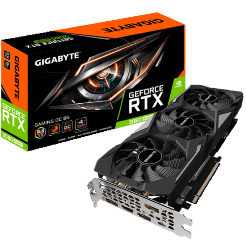 GIGABYTE GV-N208SGAMING OC-8GC nVidia 8GB GDDR6 256bit PCIe videokártya