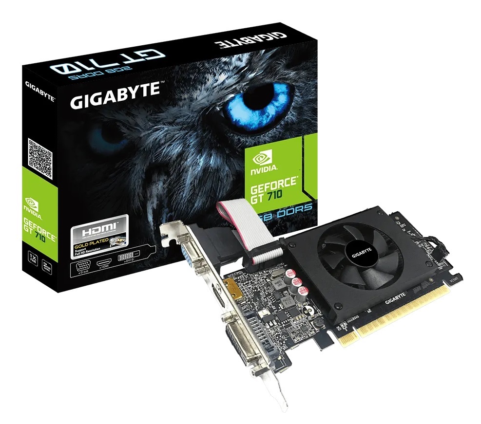 GIGABYTE GV-N710D5-2GIL nVidia 2GB GDDR5 64bit PCIe videokártya