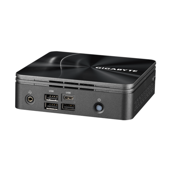 GIGABYTE PC BRIX, AMD Ryzen R5-4500U 4.0GHz, HDMI, MiniDisplayport, LAN, WIFI, BT, COM, 7xUSB 3.2, FreeDOS