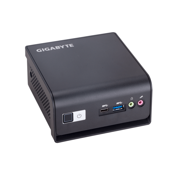 GIGABYTE PC BRIX, Intel Celeron N4500 2.8 GHz, HDMI, MiniDP, LAN, WIFI, Bluetooth, 2,5" HDD hely, USB 3.0, FreeDOS