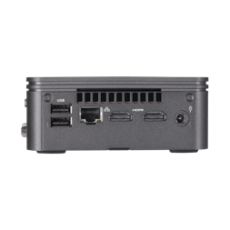 GIGABYTE PC BRIX, Intel Core i5 10210U 4.2GHz, 2xHDMI, LAN, WIFI, BT, COM, 2,5" HDD hely, 6xUSB 3.2, FreeDOS