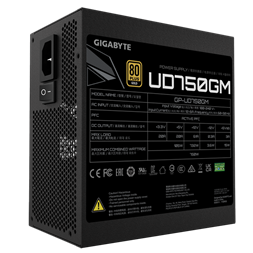 GIGABYTE Tápegység 750W 80+ Gold moduláris