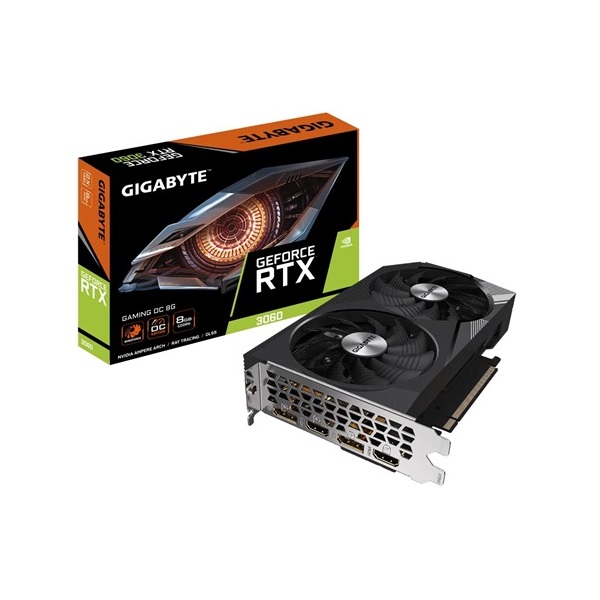 GIGABYTE Videokártya PCI-Ex16x nVIDIA RTX 3060 8GB DDR6 OC