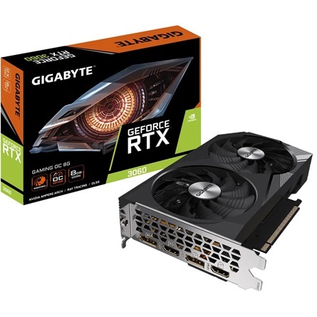 GIGABYTE Videokártya PCI-Ex16x nVIDIA RTX 3060 8GB DDR6 OC