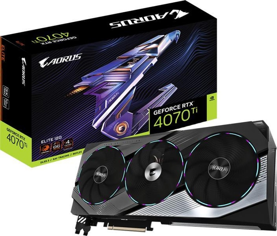 GIGABYTE Videokártya PCI-Ex16x nVIDIA RTX 4070 Ti 12GB DDR6X OC