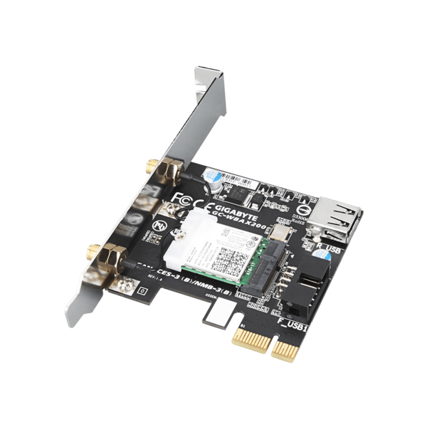 GIGABYTE Wireless Adapter PCI-Express Dual Band AX2400, GC-WBAX200