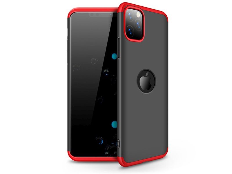 GKK GK0540 360 Full Protection 3in1 iPhone 11 Pro fekete/piros hátlap