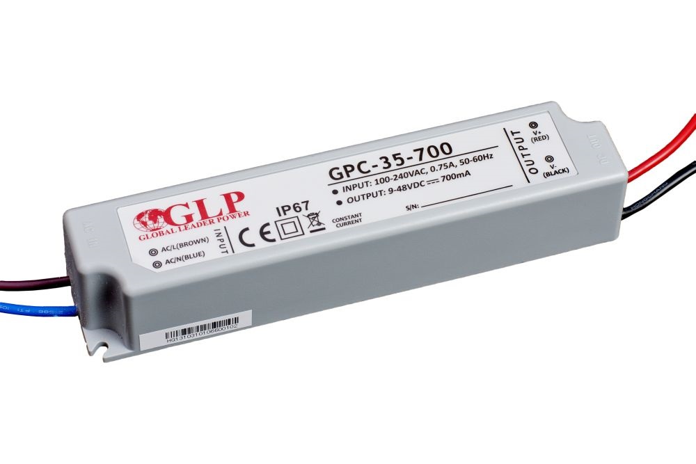 GLP GPCP-35-700 33.6W 24~48V 700mA IP67 LED tápegység