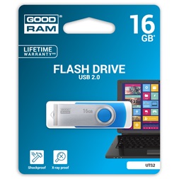 GOODRAM 16GB USB2.0 UTS2 Kék (UTS2-0160B0R11) Flash Drive