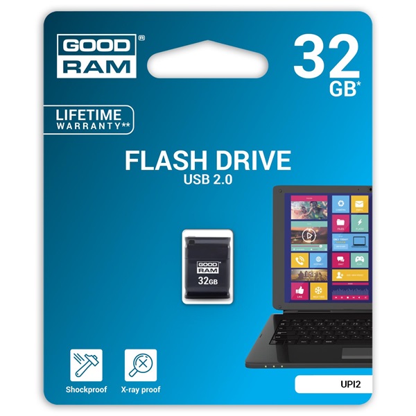 GOODRAM 32GB USB2.0 UPI2 Fekete (UPI2-0320K0R11) Flash Drive