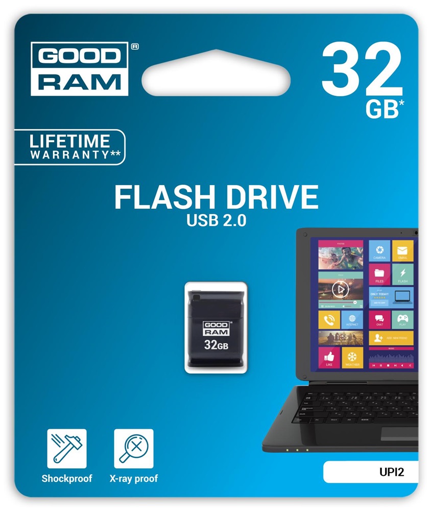 GOODRAM 32GB USB2.0 UPI2 Fekete (UPI2-0320K0R11) Flash Drive