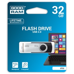 GOODRAM 32GB USB2.0 UTS2 Fekete (UTS2-0320K0R11) Flash Drive