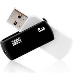 GOODRAM 8GB USB2.0 UCO2 Fekete-fehér (UCO2-0080KWR11) Flash Drive