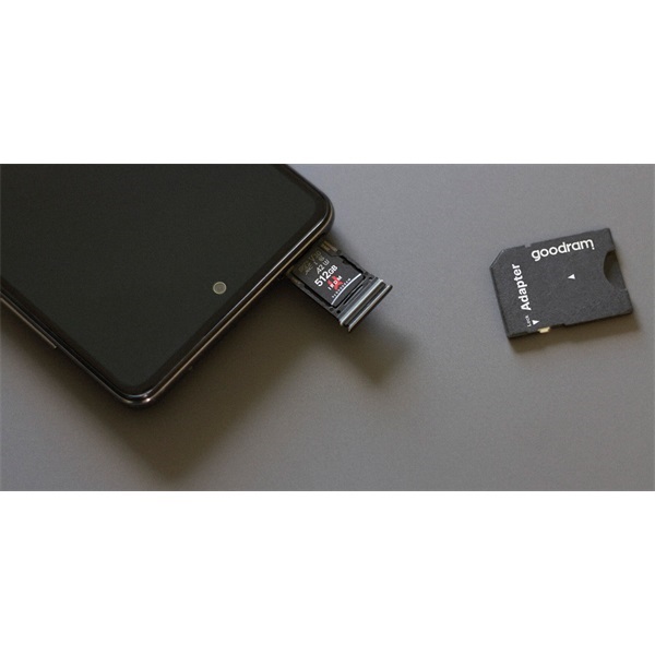 GOODRAM Memóriakártya MicroSDXC 512GB UHS-I U3 V30 + adapter, IRDM