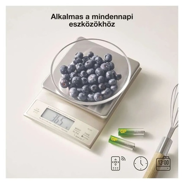 GP B0161M Super akáli elem AA 12db + AAA 12db + ventilátor