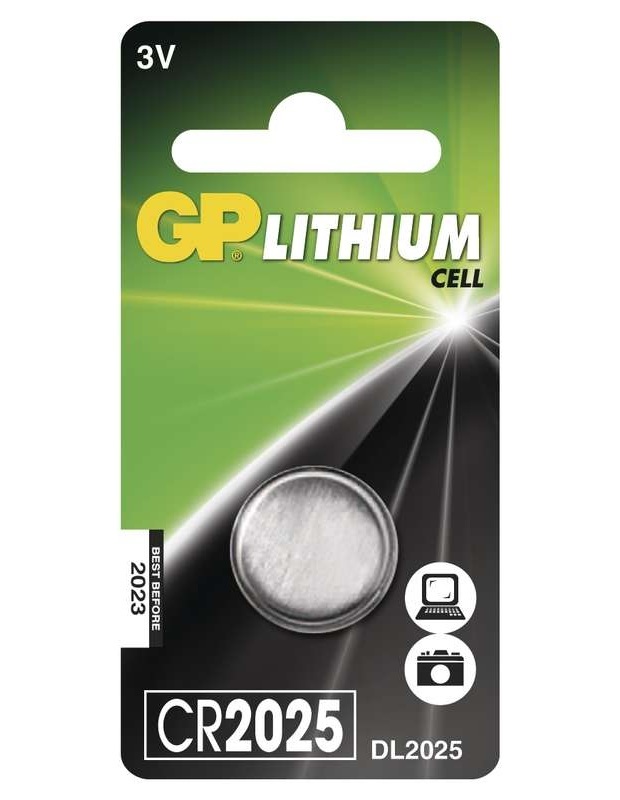 GP CR2025 lítium gombelem 1db/bliszter