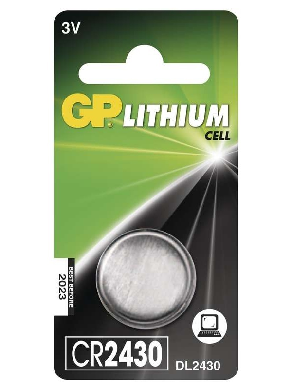 GP CR2430 lítium gombelem 1db/bliszter