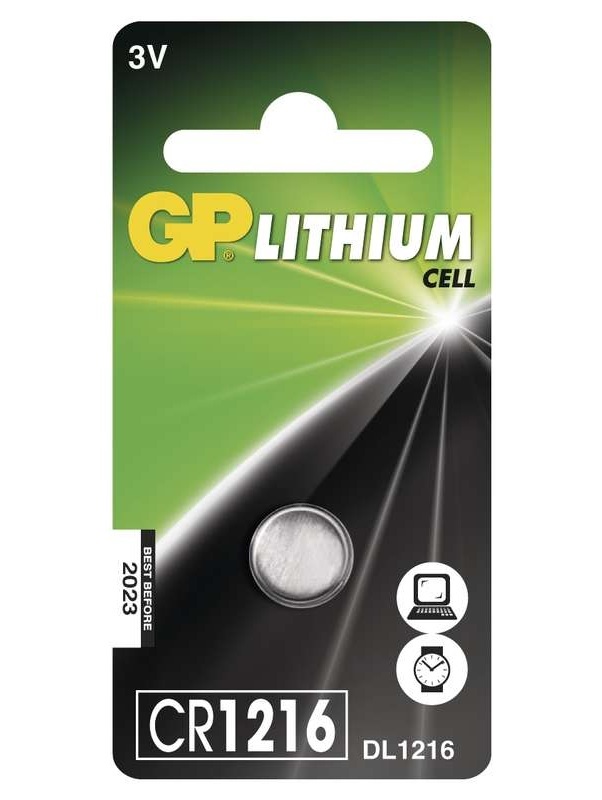 GP CR1216 lítium gombelem 1db/bliszter