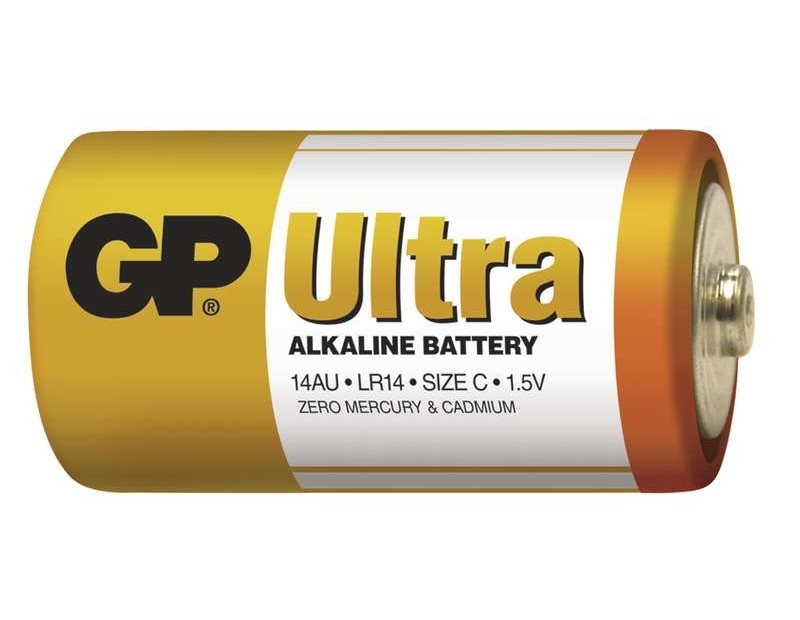 GP Ultra alkáli C baby elem (LR14) 2db/bliszter
