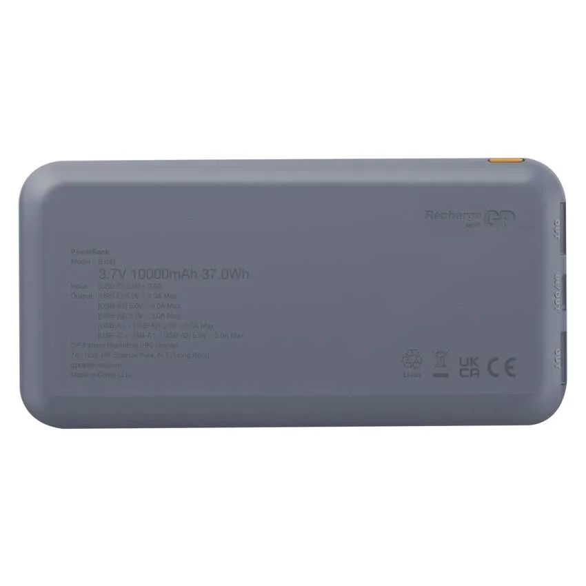 GP B+ Series, 10 000 mAh, 15 W, kék powerbank