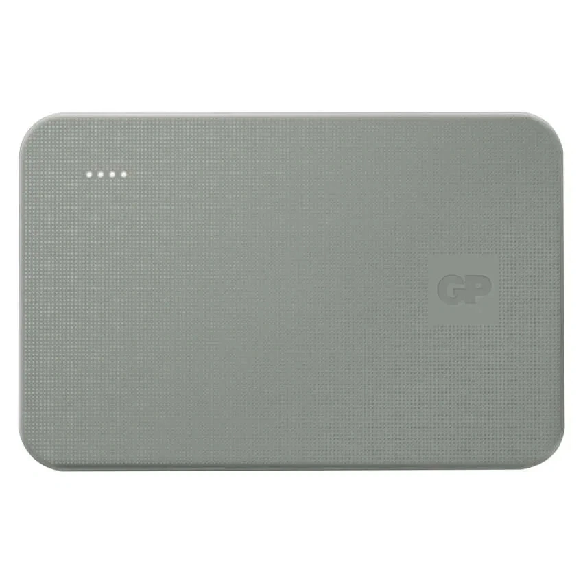 GP B+ Series, 5 000 mAh, 12 W, zöldesszürke powerbank