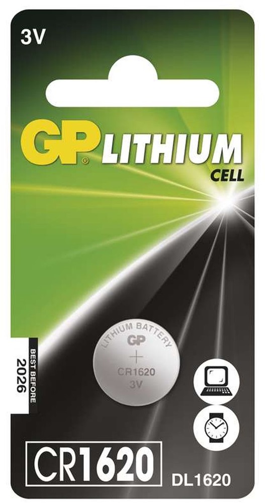 GP CR1620 lítium gombelem 1db/bliszter