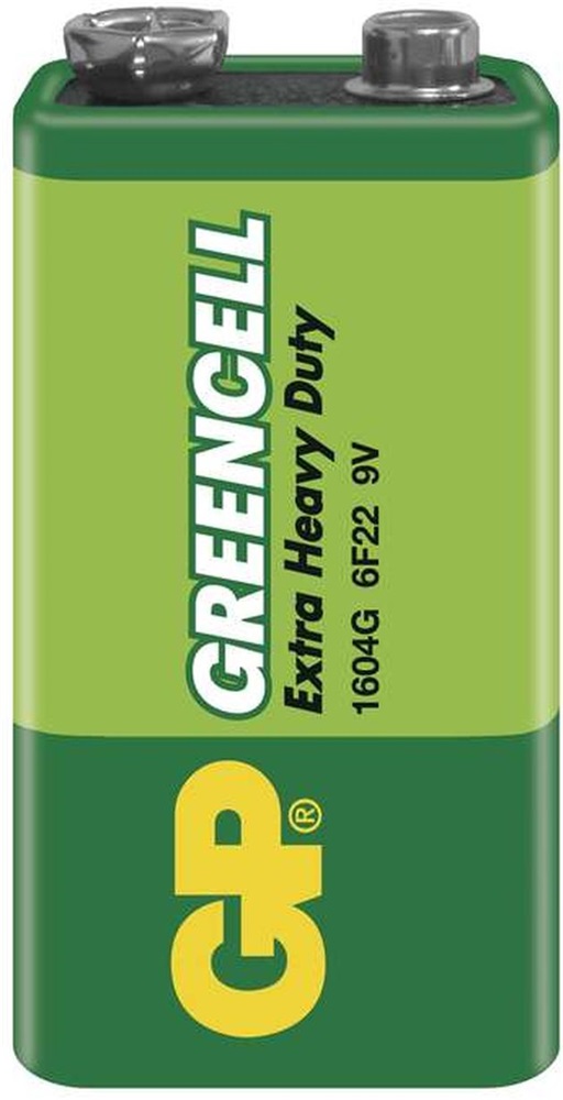 GP Greencell 9V 6F22  elem 1db/zsugor